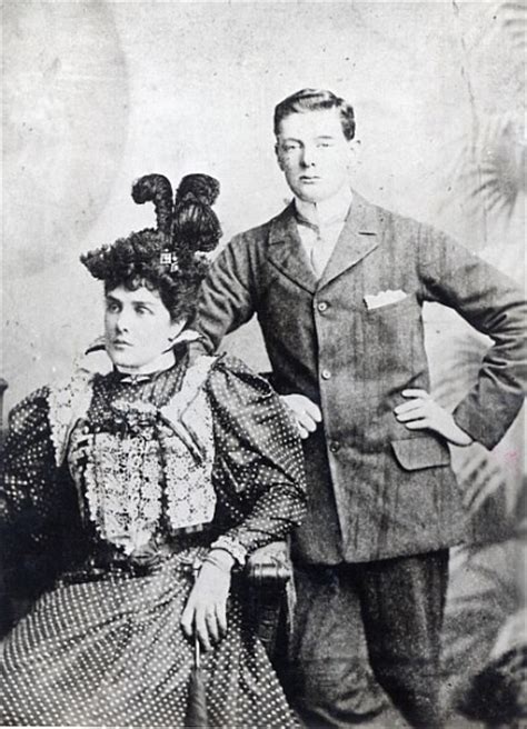 Sir Winston and His Mother .